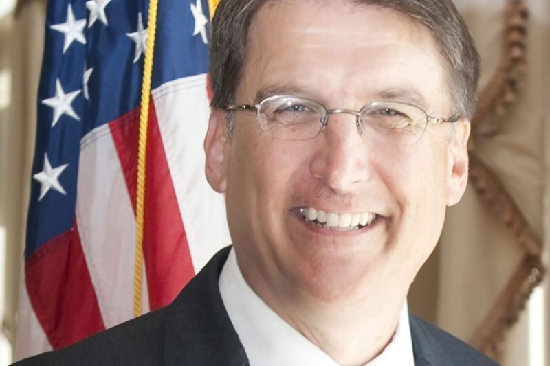 North Carolina governor Pat McCrory