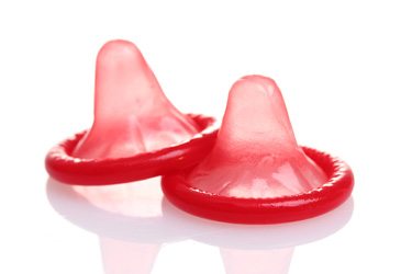 red condoms