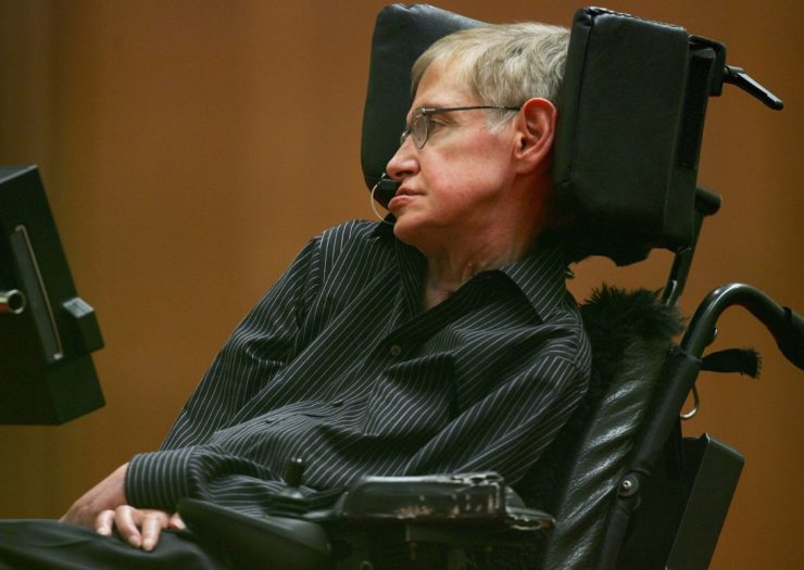 [Photo: Stephen Hawking]