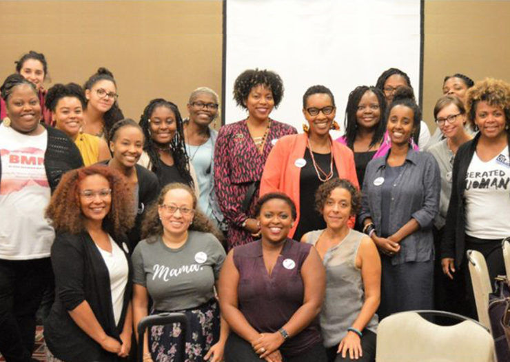 [Photo: A group of the Black Mamas Matter Alliance]