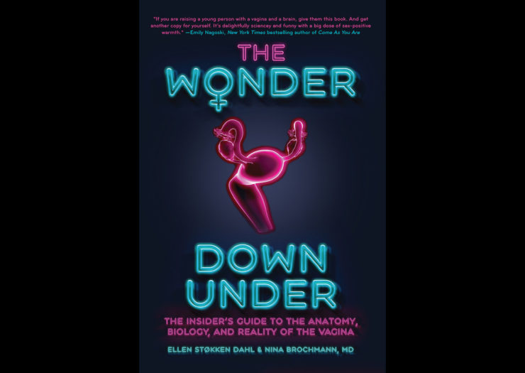 [Photo: The cover of the book The Wonder Down Under A User’s Guide to the Vagina By Nina Brochmann and Ellen Stokken Dahl]