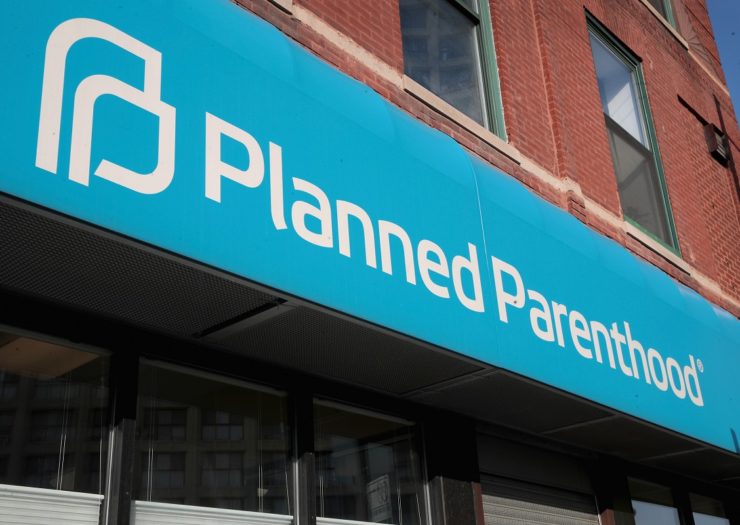 [Photo: Sign of Planned Parenthood]