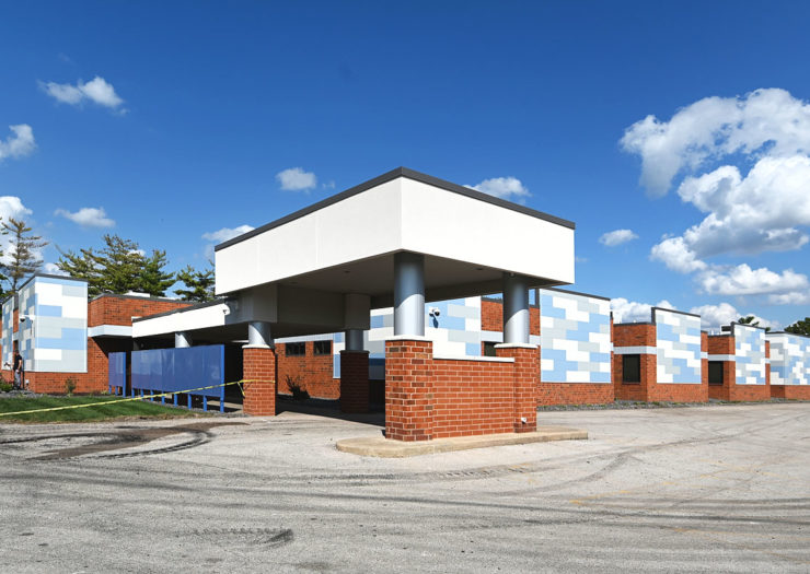 [Photo: The exterior of the new Planned Parenthood Reproductive Clinic in Fairview Heights, Illinois.]