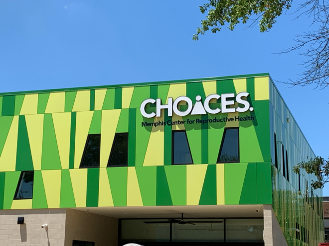 [PHOTO: Exterior of CHOICES building]