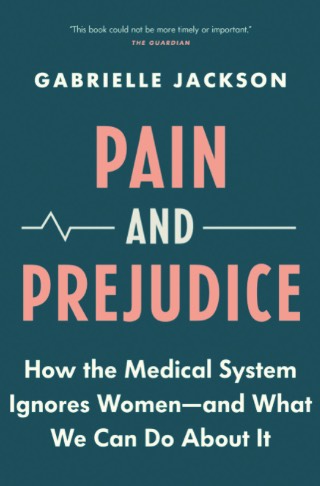 [PHOTO: Green book cover of Pain and Prejudice]