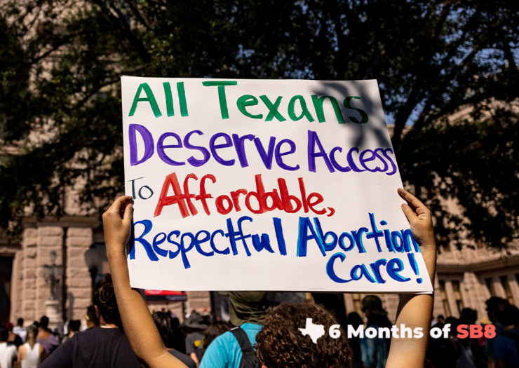 Photo of Abortion rights activists rally at the Texas State Capitol