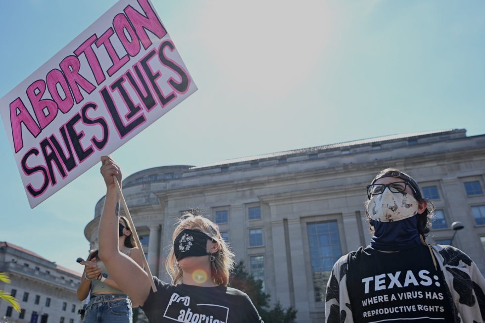 Photo of abortion rally in Texas