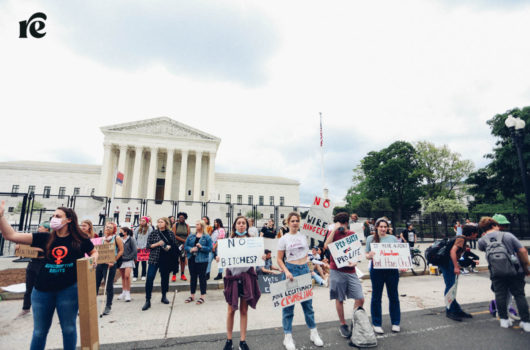 Gen Z rally to support abortion rights in front of the Supreme Court