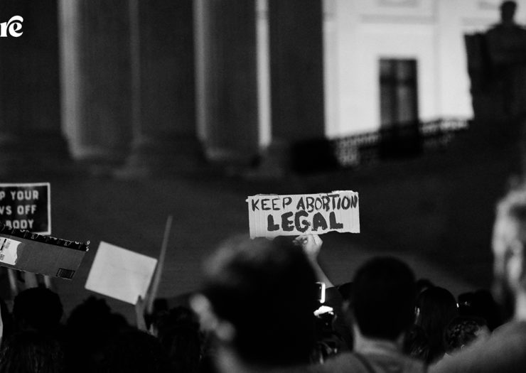 Keep abortion legal protest sign