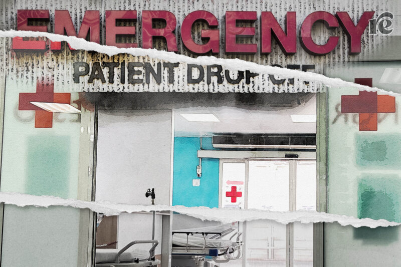 Photo illustration of hospital