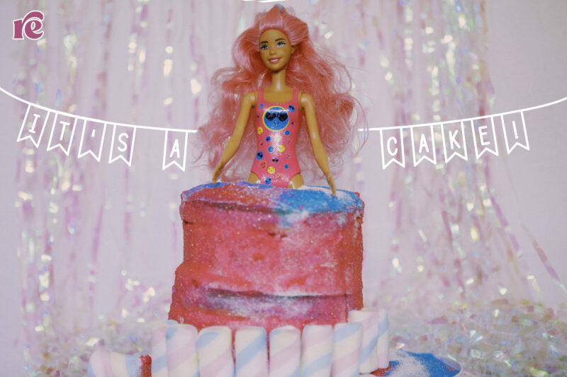 Barbie cake it's a cake